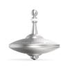 Plexity Labs UFO Tops Roswell - Metal Spinning Fidget Toy Top - Inspired by The Documented 1947 UFO Sighting in Roswell, New Mexico (Color: Cosmic Silver) view 1