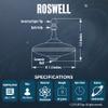 Plexity Labs UFO Tops Roswell - Metal Spinning Fidget Toy Top - Inspired by The Documented 1947 UFO Sighting in Roswell, New Mexico (Color: Cosmic Silver) view 3