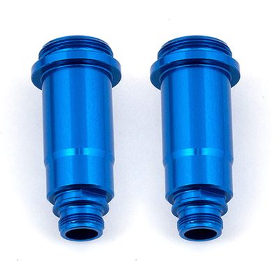 Team Associated Shock Bodies 12x27.5 mm Front Blue Aluminum, ASC71051