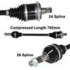 2007-15 Compatible with Renegade 800 ArmorTech Rear +6" Left Extended CV Axle view 2