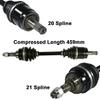 2009 Compatible with TRX420FPA Rancher 4x4 ArmorTech Heavy Duty Front Left or Right CV Axle Stock view 2
