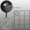 10 Numismatic Prophila Coin Sheets, 12 Pockets up to 44 mm Diameter view 2