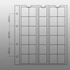 10 Numismatic Prophila Coin Sheets, 30 Pockets up to 25 mm , e.g. 5 DM, 2 DM view 3