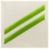 VANGUARD Navy E2 Rating Badge Airman Apprentice - Green Chevrons ON White POPLIN view 1
