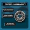 10 (Ten) Fidget Spinner Bearing, 608 Open, Chrome Steel Bearing Balls, 8x22x7, Ball Center Replacement Part Kit view 4