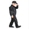 Trendy Apparel Shop Kid's US Law Enforcement Solid Uniform 3pc Set Costume Cap, Jacket, Pants - Black - L view 3