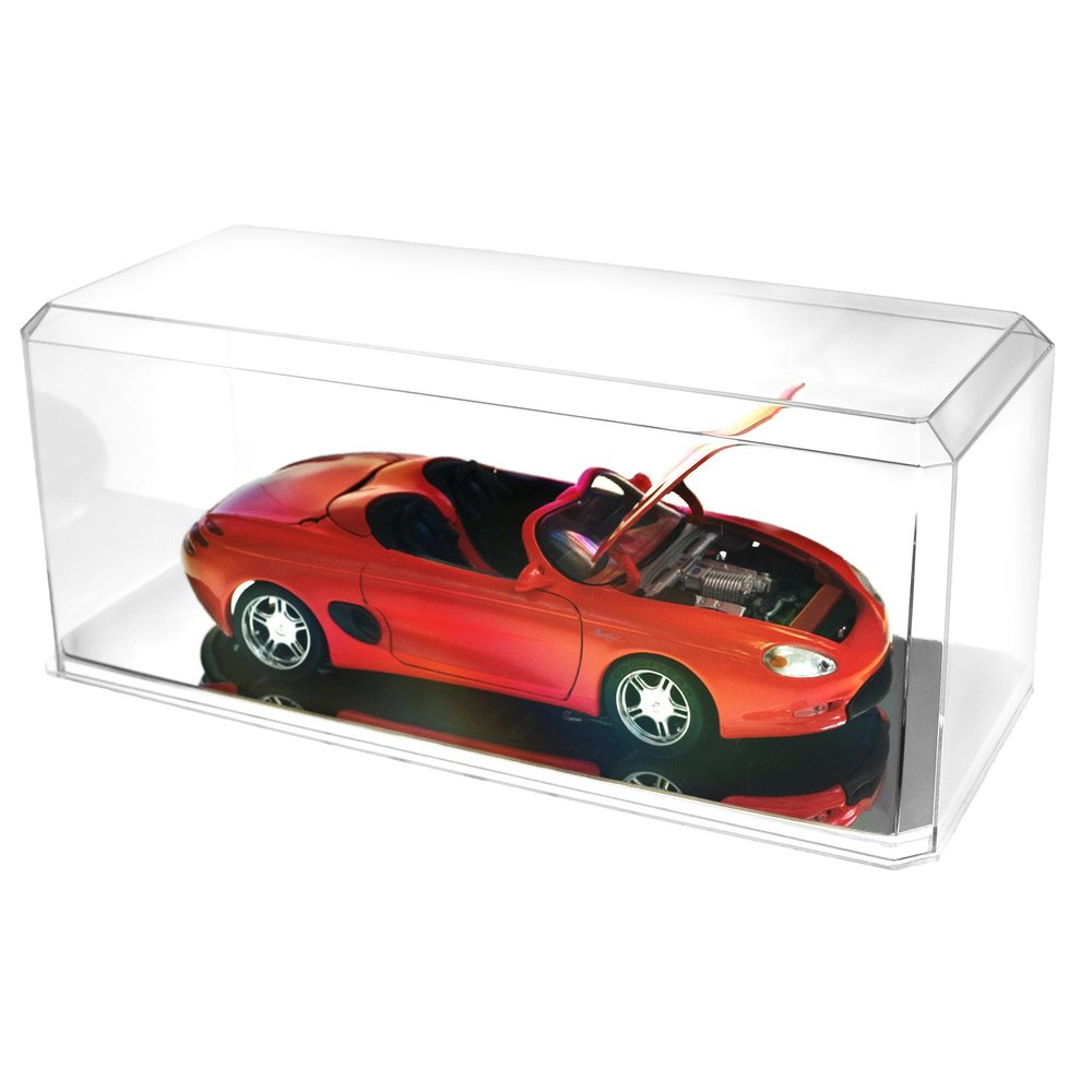 SOURCEONE.ORG Source One Premium Quality Clear Acrylic Display Case Stand (1 Pack, Large)