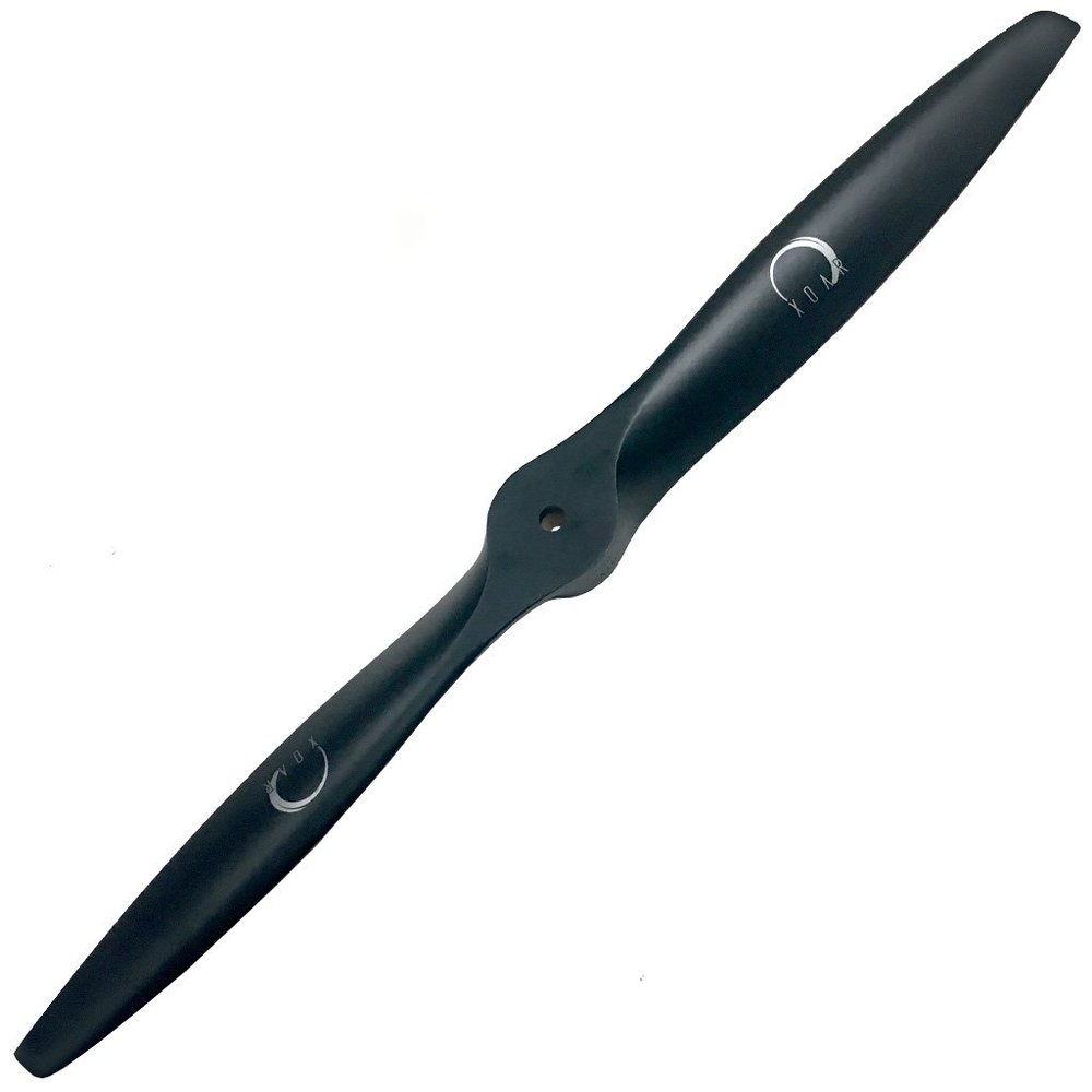 XOAR PJM 16x6 Matte Black The Sword RC Model Airplane Propeller. 16 Inch 2 Blade Painted Wood Prop for Gas Engines