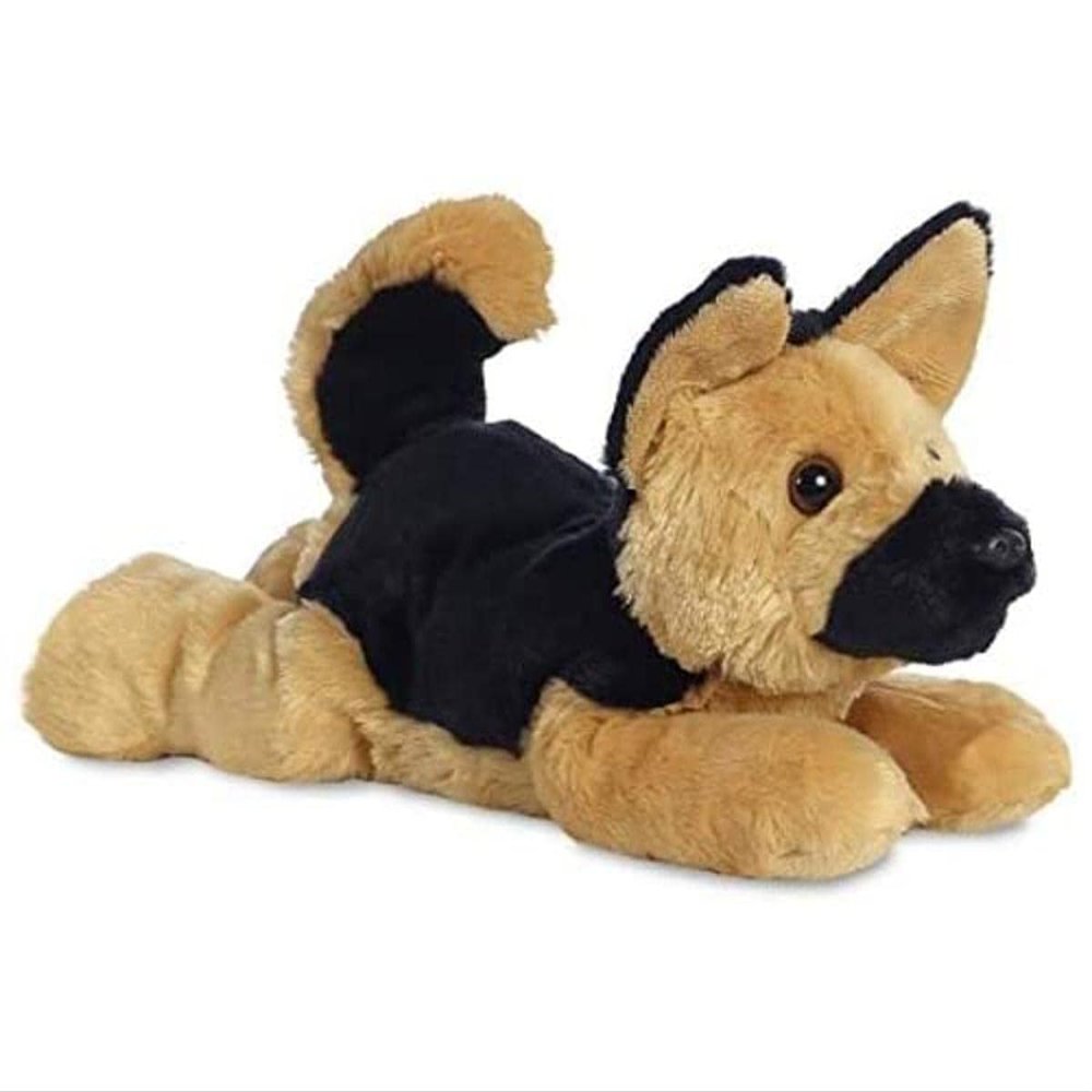 AURORA, 31536, Flopsies German Shepard Dog, 12In, Soft Toy, Brown