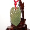 2" China Certified Nature Hetian Nephrite Jade Lion Amulet Necklace Pendants view 2