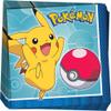 Multicolor Pokemon Beverage Napkins - 5" x 5" (Pack Of 16) - Vibrant Design Paper Party Napkins & Unique Design, Perfect for Kid's Celebrations view 1