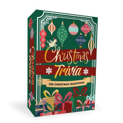 Gift Republic Christmas Trivia Cards Pocket-Sized Quiz Cards with Xmas Themed Questions. Portable Travel Game. Secret Santa or Stocking Stuffer Gift Idea. Family Fun