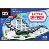 CDX Blocks: Little Dipper - 324 Pcs, Building Brick Set, Gravity Powered Roller Coaster Model, Promotes STEM Learning view 3