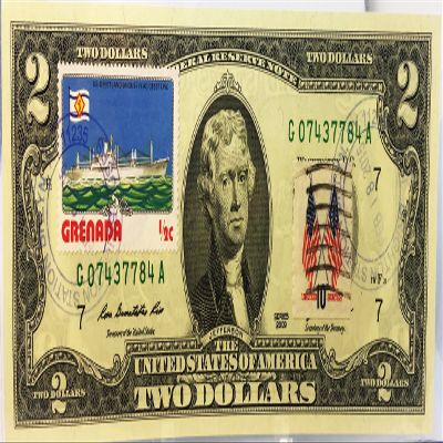 $2 Collectible Uncirculated Banknote
