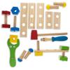 BestPysanky 21 Pieces Construction Building Tools in Wooden Toolbox view 3