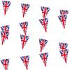 40m/130ft Long Union Jack Bunting Banner with 100 Triangle Flags Sports Royal Events Street Party Decorations Pub BBQ Great Britain Support view 1