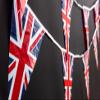 40m/130ft Long Union Jack Bunting Banner with 100 Triangle Flags Sports Royal Events Street Party Decorations Pub BBQ Great Britain Support view 2