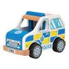 Tidlo T0508 Wooden Police Car, Multi Color view 1