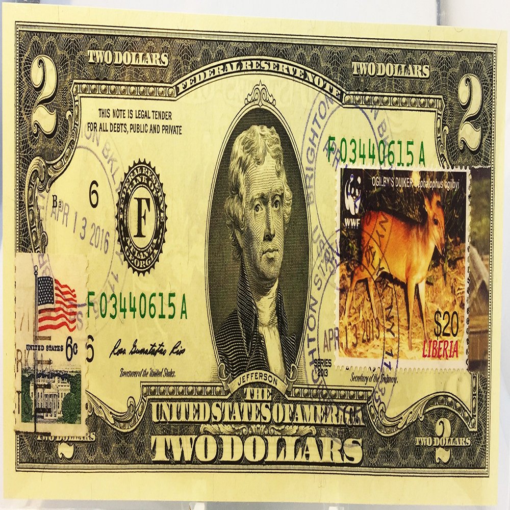 $2 Collectible Uncirculated Banknote