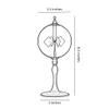Large Transparent Solar Power Crookes Radiometer Sun Light Energy Spinning Vanes Windmill Gift Home view 2