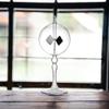 Large Transparent Solar Power Crookes Radiometer Sun Light Energy Spinning Vanes Windmill Gift Home view 3