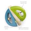 Tegu Swivel Bug Green & Teal view 3