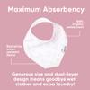 Copper Pearl 4 Pack Soft Cotton Baby Bibs for Drooling and Teething, Absorbent Drool Bibs for Baby Girl and Boy, Adjustable to Fit Newborns to Toddlers, Tons of Styles (Lola) view 2