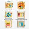 Le Toy Van - Wooden Educational Multi-Sensory Activity Cube with Spinning Wheel | Petilou Range Wood Baby Toy | Suitable for Boy Or Girl 2 Year Old + view 4