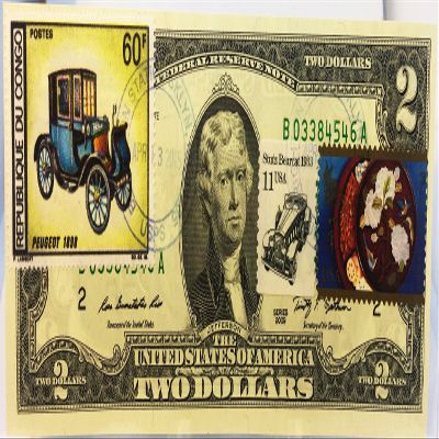 $2 Collectible Uncirculated Banknote