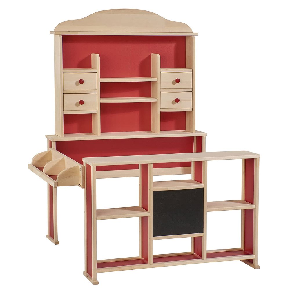 Eichhorn 100002556 Shop, red, 88,5 x 98 x 121cm