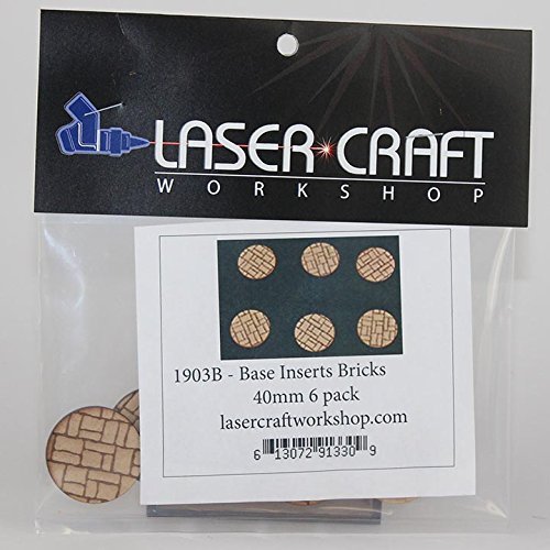 Laser Craft Bricks 40MM Base Inserts (6 Pack)