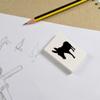 Azeeda 2 x 45mm 'Donkey Silhouette' Erasers/Rubbers (ER00011525) view 2
