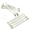 1 Set Alum Alloy Lower & Upper Suspension Link Rod Linkage for 1:10 RC Axial Wraith #A (Silver) view 3