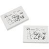 Azeeda 2 x 45mm 'Merry Christmas Meerkats' Erasers/Rubbers (ER00013367) view 1