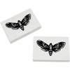Azeeda 2 x 45mm 'Death Head Moth' Erasers/Rubbers (ER00016803) view 1