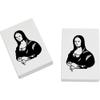 Azeeda 2 x 45mm 'Mona Lisa' Erasers/Rubbers (ER00016617) view 1