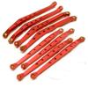 1 Set Alum Alloy Lower & Upper Suspension Link Rod Linkage for 1:10 RC Axial Wraith #A (Red) view 1