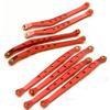 1 Set Alum Alloy Lower & Upper Suspension Link Rod Linkage for 1:10 RC Axial Wraith #A (Red) view 2