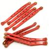 1 Set Alum Alloy Lower & Upper Suspension Link Rod Linkage for 1:10 RC Axial Wraith #A (Red) view 3