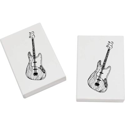 Azeeda 2 x 45mm 'Electric Guitar' Erasers/Rubbers (ER00013321)