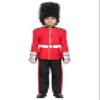 Fun Costumes Royal Guard Costume for Boys British Red Suit with Bearskin Cap, Royalty Cosplay Set with Coat, Pants, Belt, Hat, Medium view 1