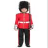 Fun Costumes Royal Guard Costume for Boys British Red Suit with Bearskin Cap, Royalty Cosplay Set with Coat, Pants, Belt, Hat, Medium view 2
