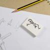 Azeeda 2 x 45mm 'Dancing Skeleton' Erasers/Rubbers (ER00006796) view 2