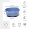 Goobie Baby Bamboo Snack Bowls for Kids, Set of 4 Stackable Dinnerware for Toddlers :: Non Toxic Eco Friendly Reusable Dishes : Great Gift Baby Shower, Birthday & Preschool Graduation :: 10 Ounces view 4