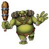 Club Pack Fantasy Jointed Troll Running with Club, Box Contains 12 Jointed Trolls view 1