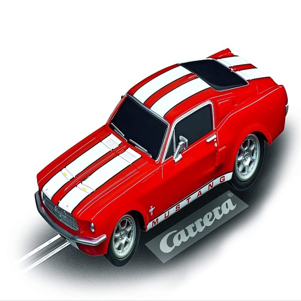 Carrera - 20064120 GO!!! Ford Mustang '67 - Racing Red I Racetracks and Licensed Slot Cars | Up to 2 Players | for Boys and Girls from 6 Years and Adults