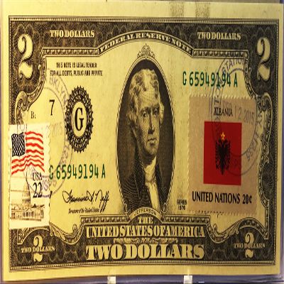 $2 Collectible Uncirculated Banknote
