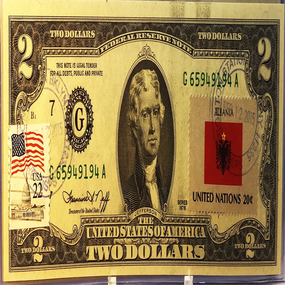 $2 Collectible Uncirculated Banknote