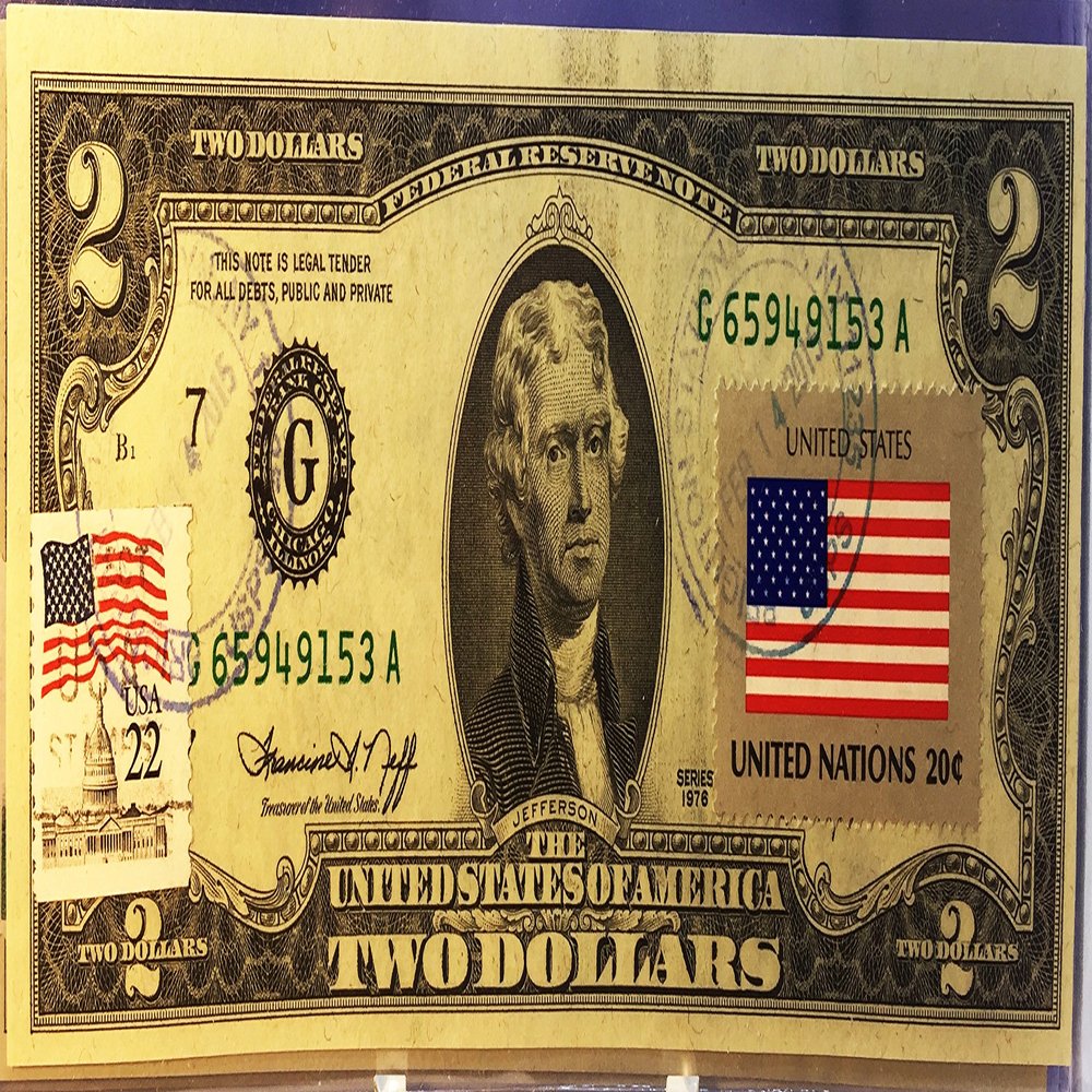 $2 Collectible Uncirculated Banknote
