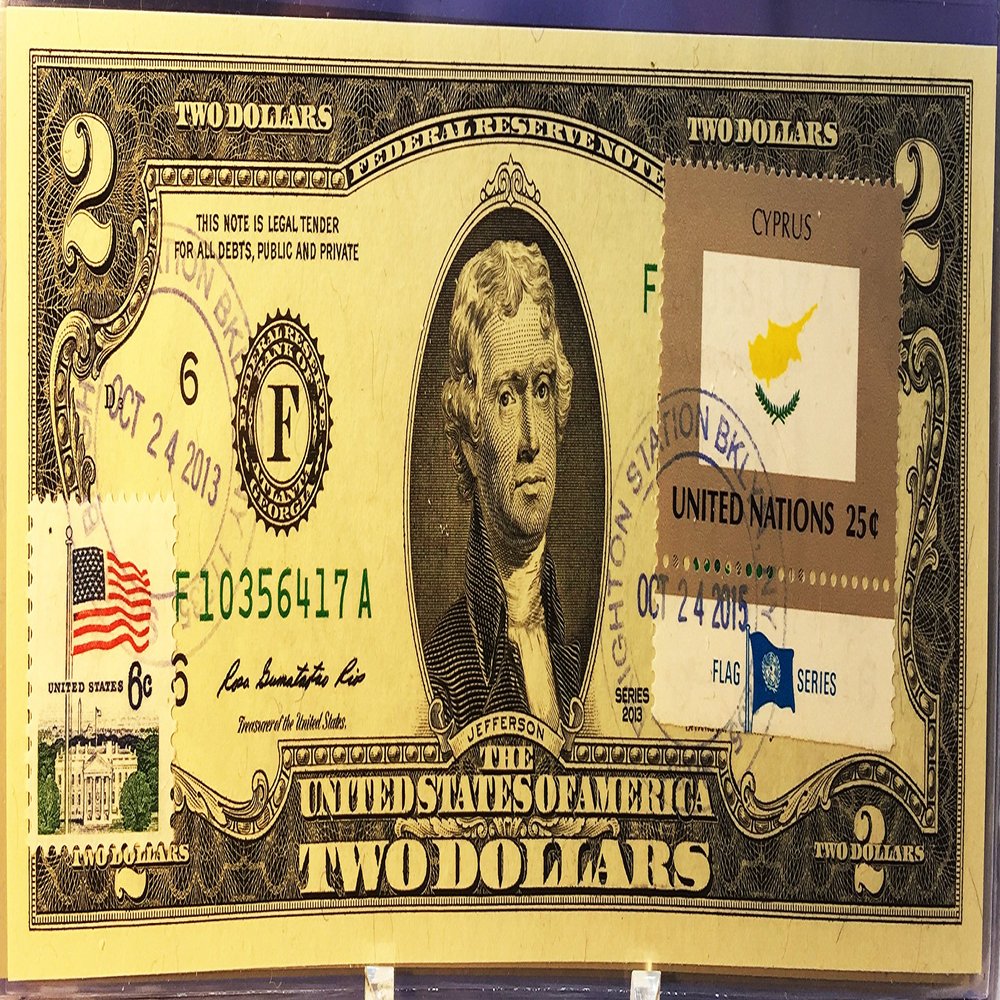 $2 Collectible Uncirculated Banknote
